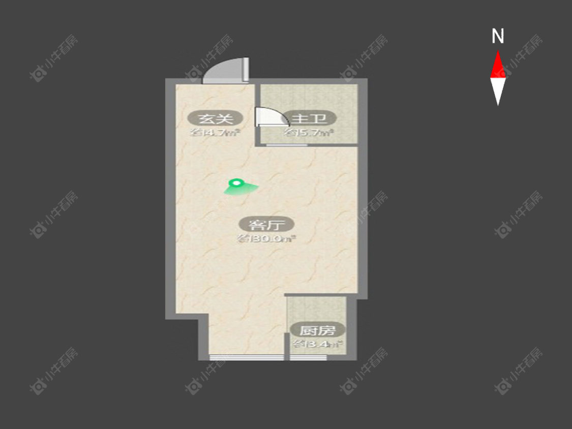 常州景荟凤凰公寓在售二手房房源户型图_小牛看房