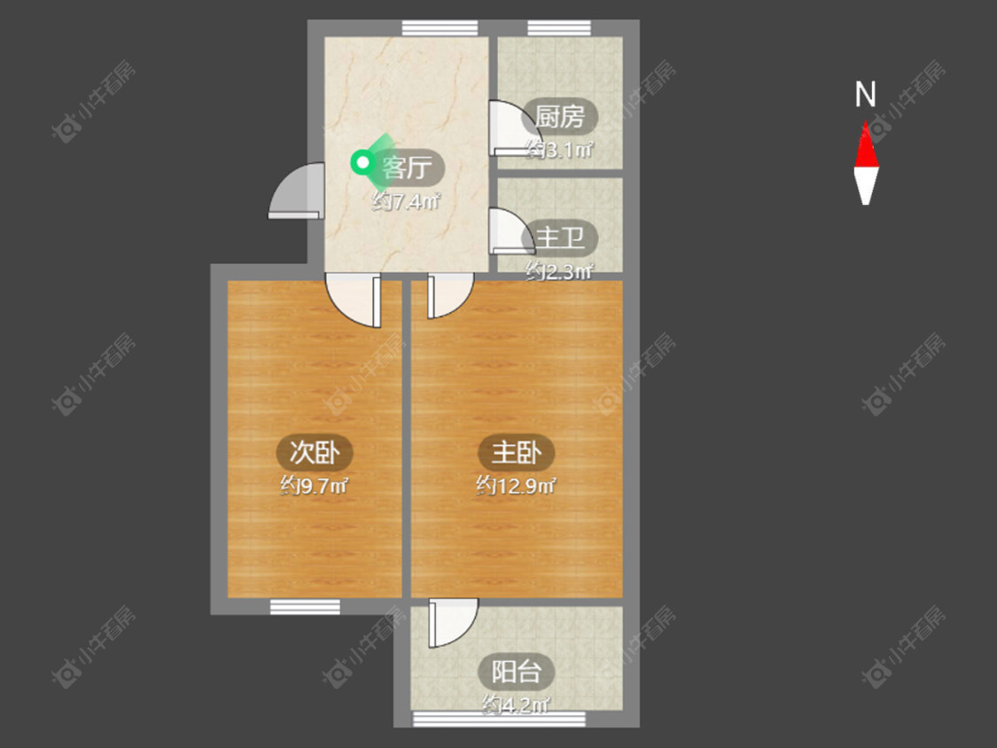 常州清凉新村在售二手房房源户型图_小牛看房