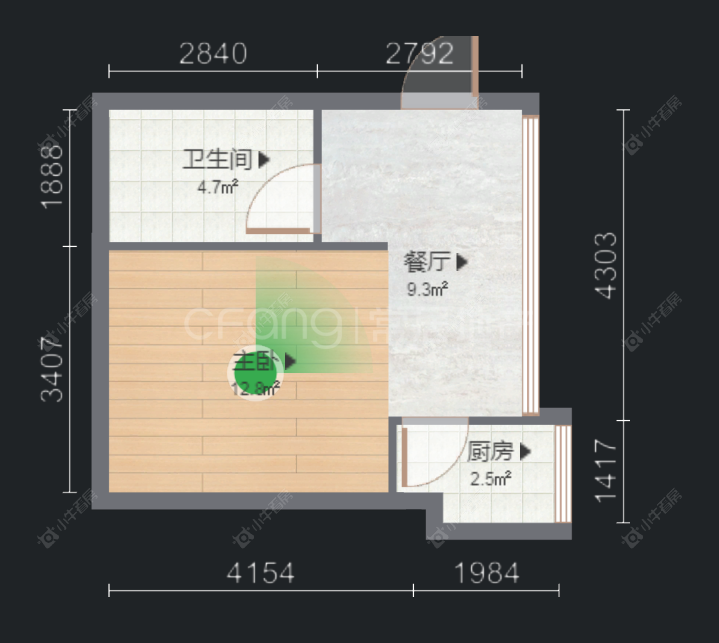 常州启星大厦在售二手房房源户型图_小牛看房