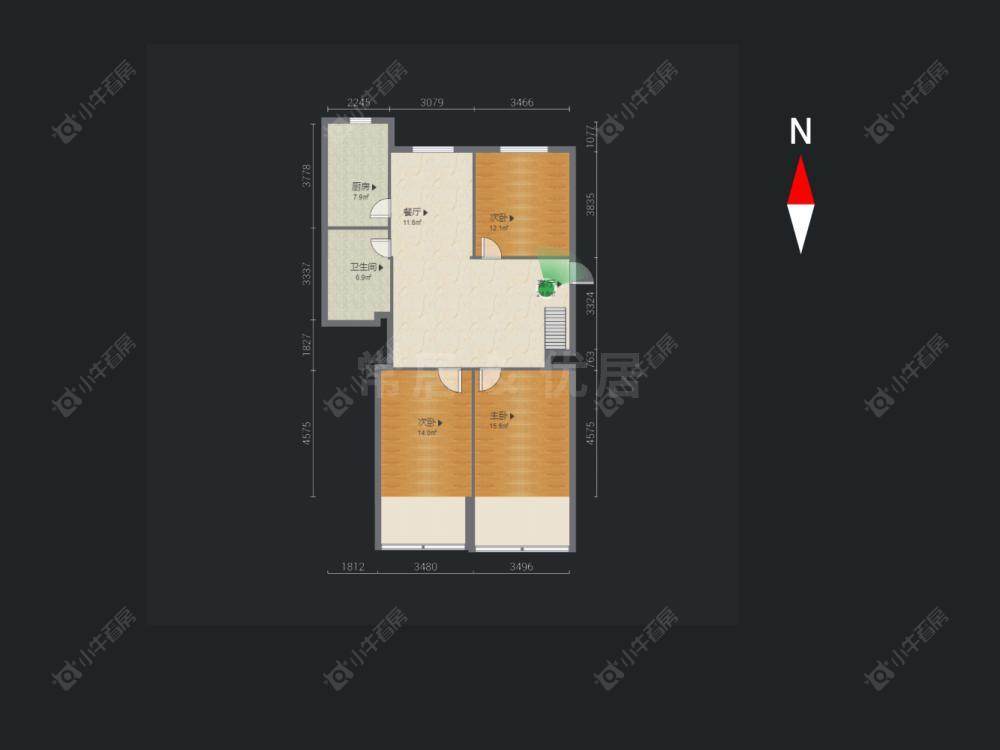 常州光华公寓在售二手房房源户型图_小牛看房