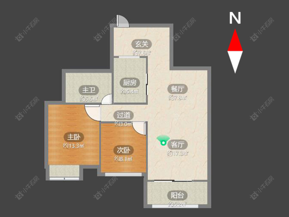 常州绿都万和城三区在售二手房房源户型图_小牛看房