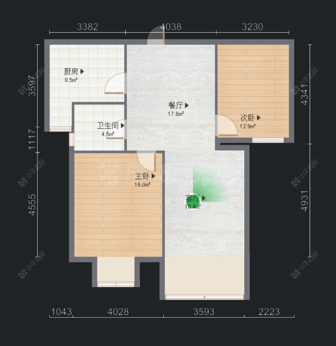 常州金百花园在售二手房房源户型图_小牛看房