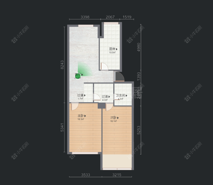 常州杨柳巷小区在售二手房房源户型图_小牛看房