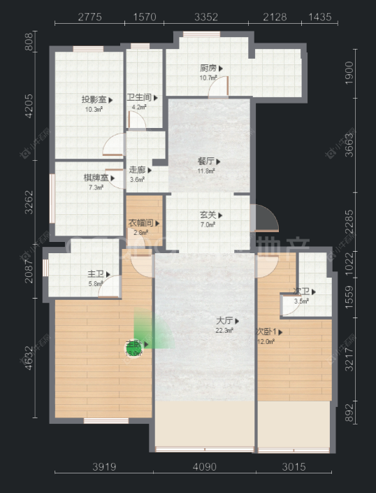 常州新城帝景北区在售二手房房源户型图_小牛看房