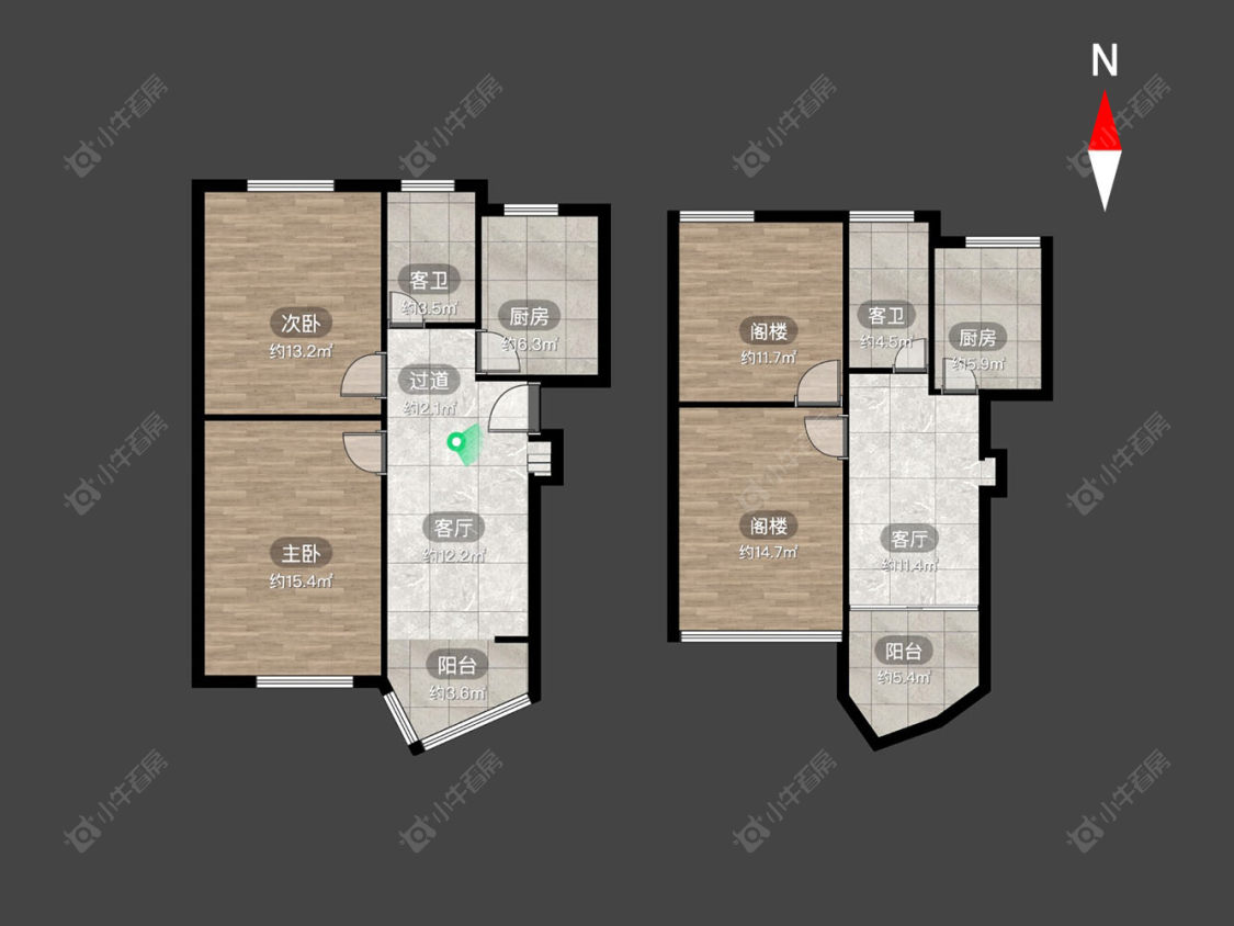 常州翠竹新村南区在售二手房房源户型图_小牛看房