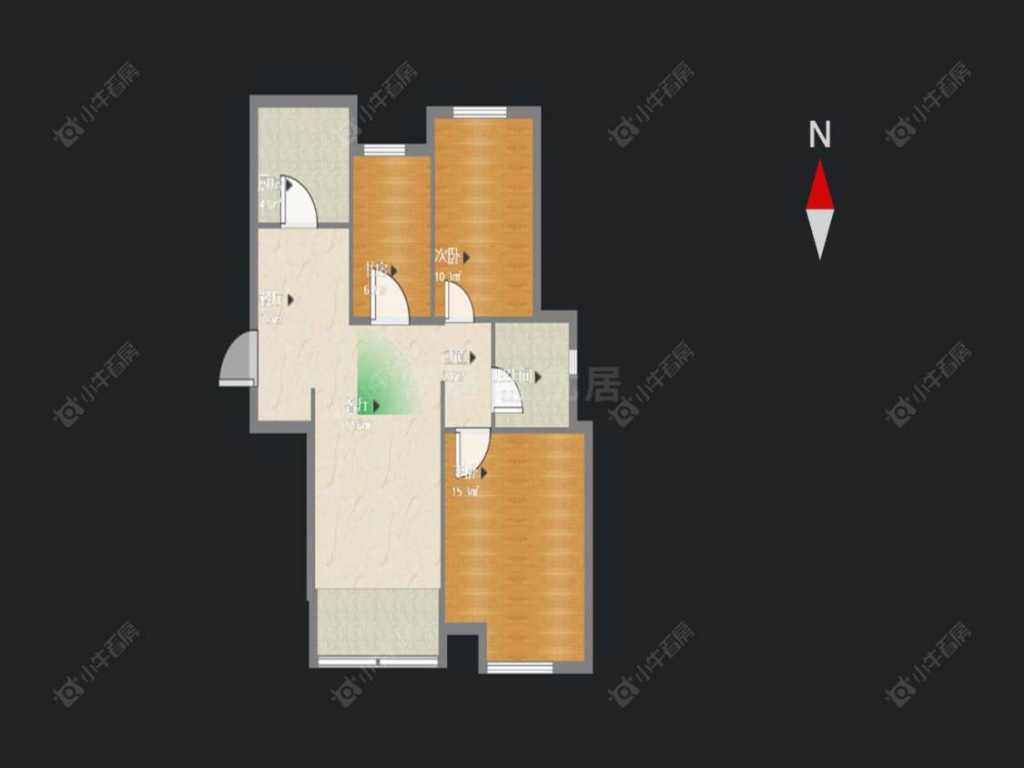 常州新城御景湾在售二手房房源户型图_小牛看房