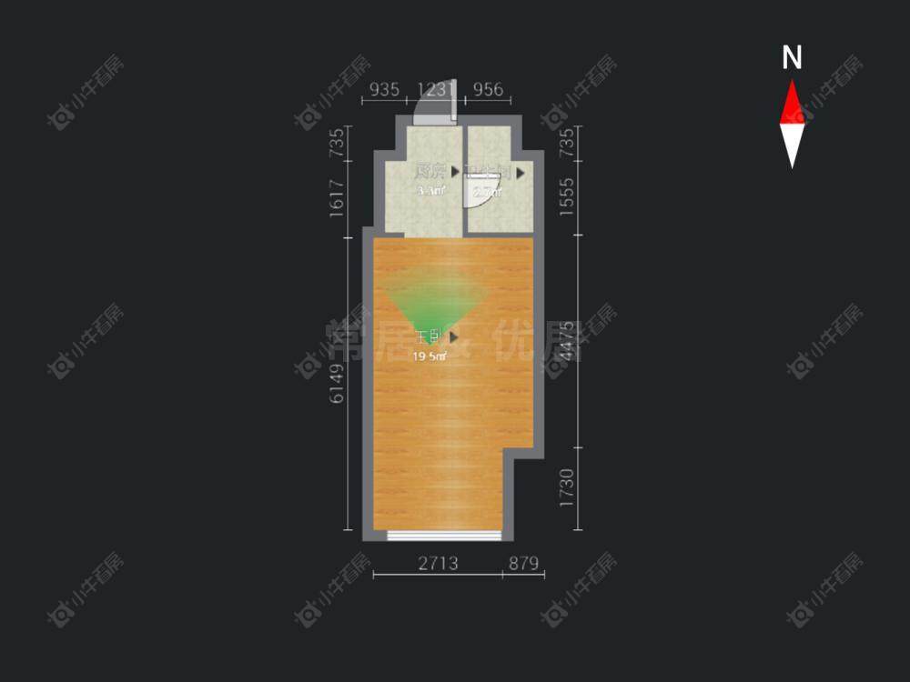 常州高力国际SOHO在售二手房房源户型图_小牛看房