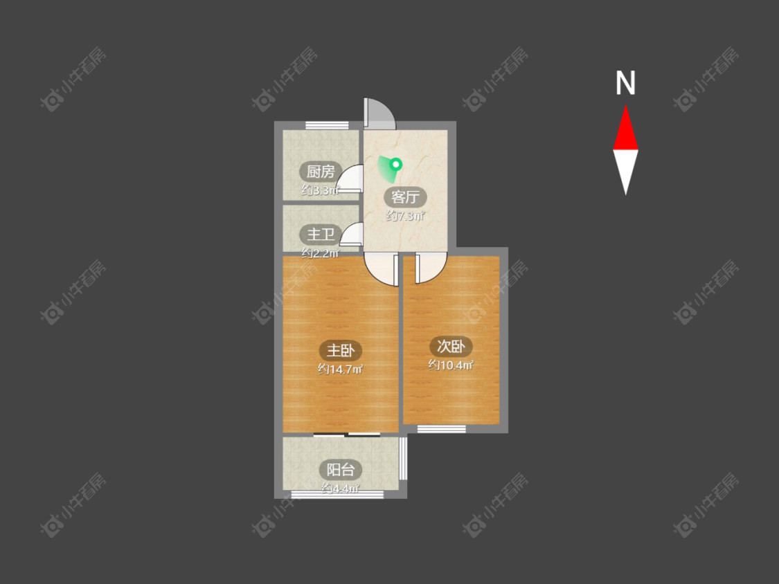 常州博爱路在售二手房房源户型图_小牛看房