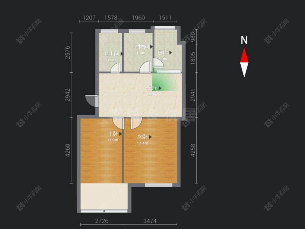 常州工房北区十一区在售二手房房源户型图_小牛看房