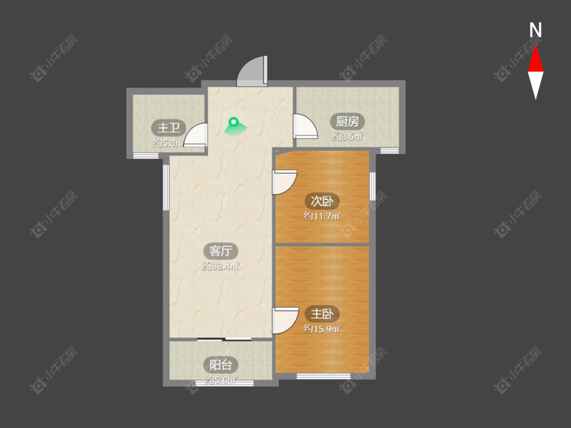 常州凯悦中心在售二手房房源户型图_小牛看房