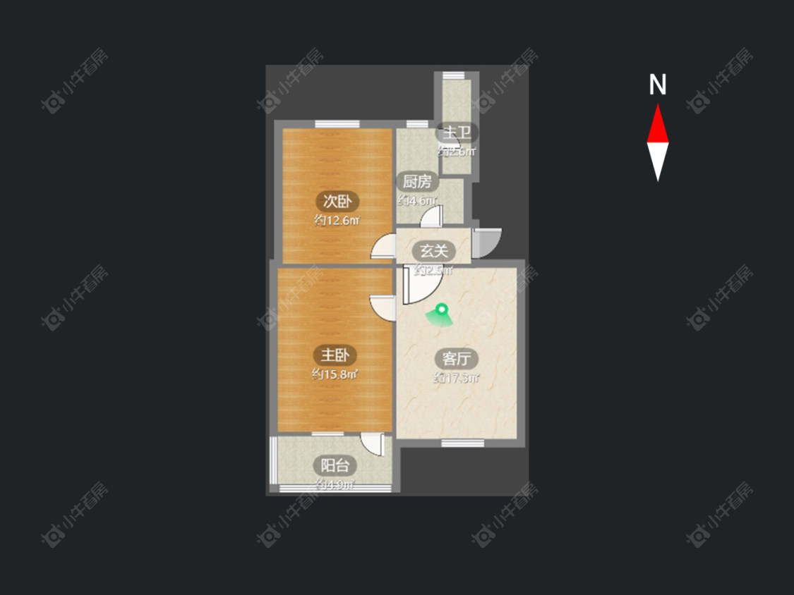 常州县北新村在售二手房房源户型图_小牛看房