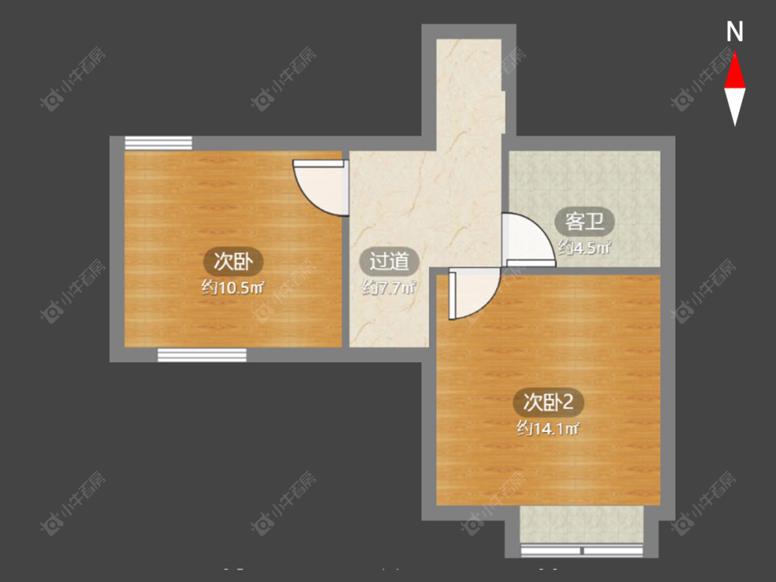 常州观景苑在售二手房房源户型图_小牛看房