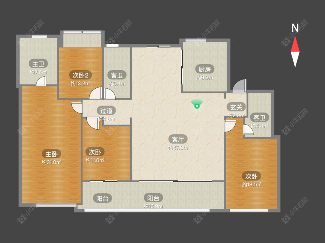 常州龙信臻园在售二手房源户型图_小牛看房