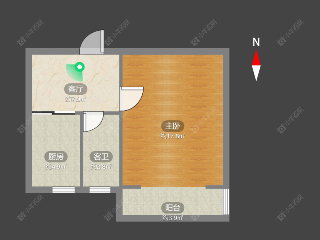 常州爱特大厦在售二手房房源户型图_小牛看房