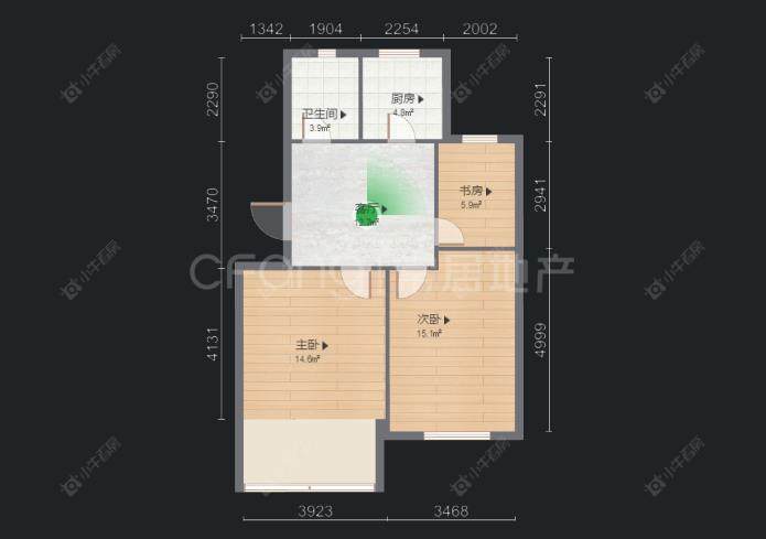 常州站北新村中站北在售二手房房源户型图_小牛看房