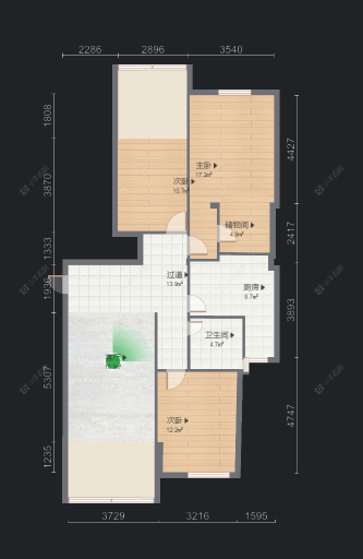 常州格兰艺堡一期在售二手房房源户型图_小牛看房