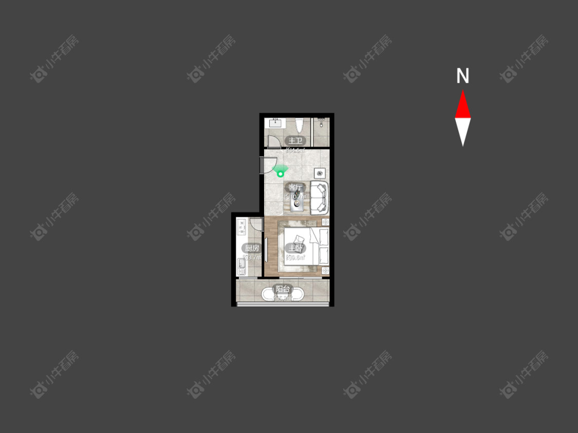 常州京城豪苑北区在售二手房房源户型图_小牛看房