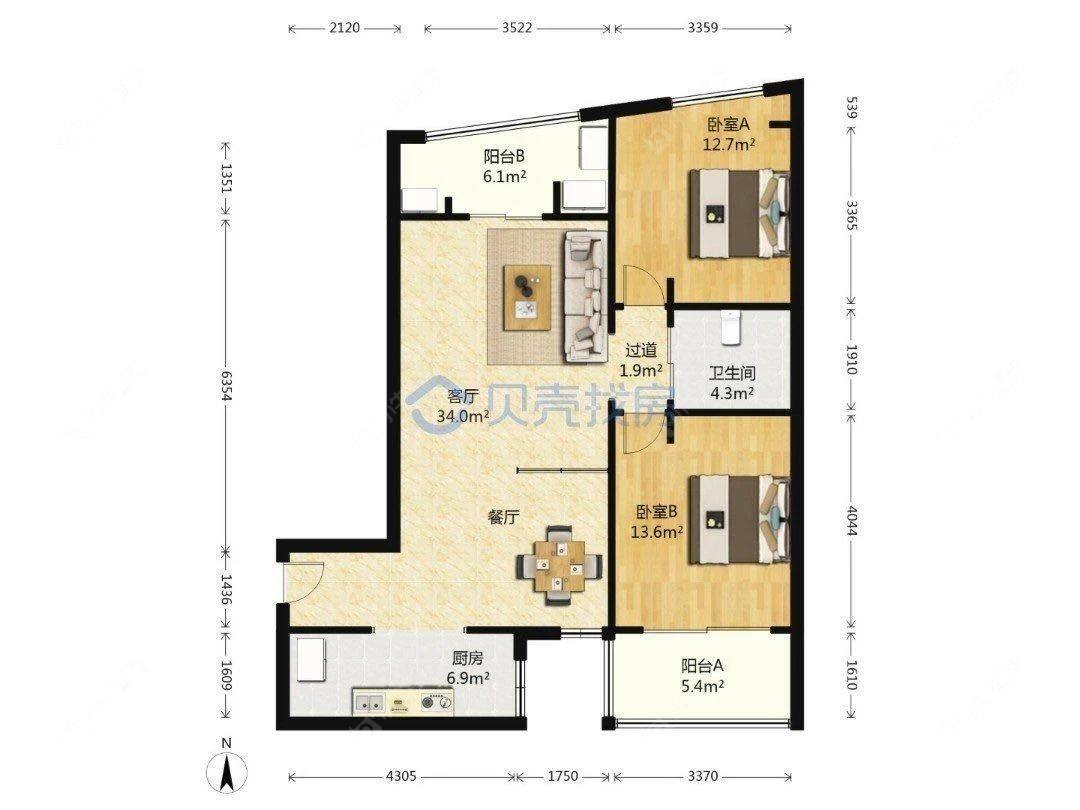 常州凤凰苑在售二手房房源户型图_小牛看房