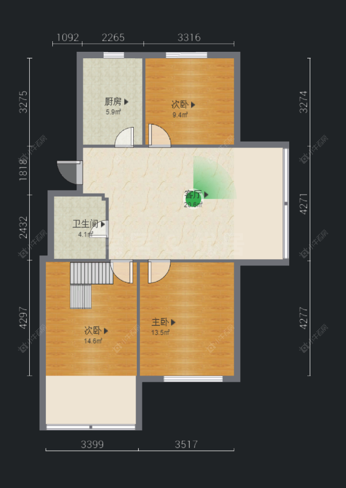 常州虹景花园一期在售二手房房源户型图_小牛看房