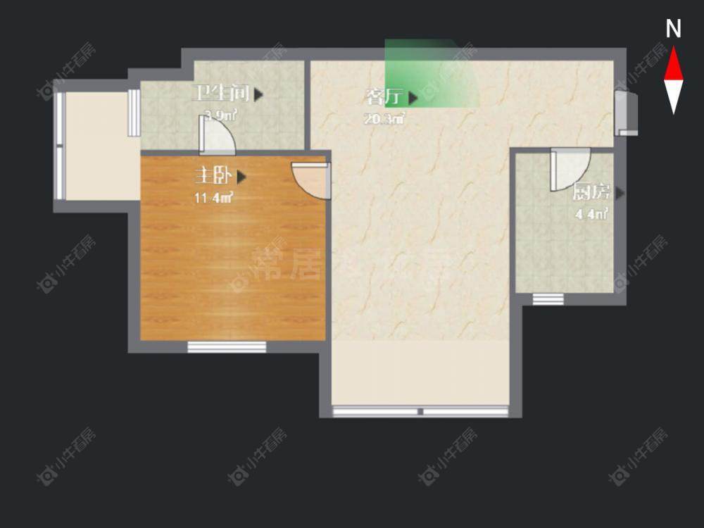 常州京城豪苑北区在售二手房房源户型图_小牛看房