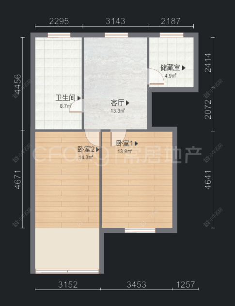 常州越友苑在售二手房房源户型图_小牛看房