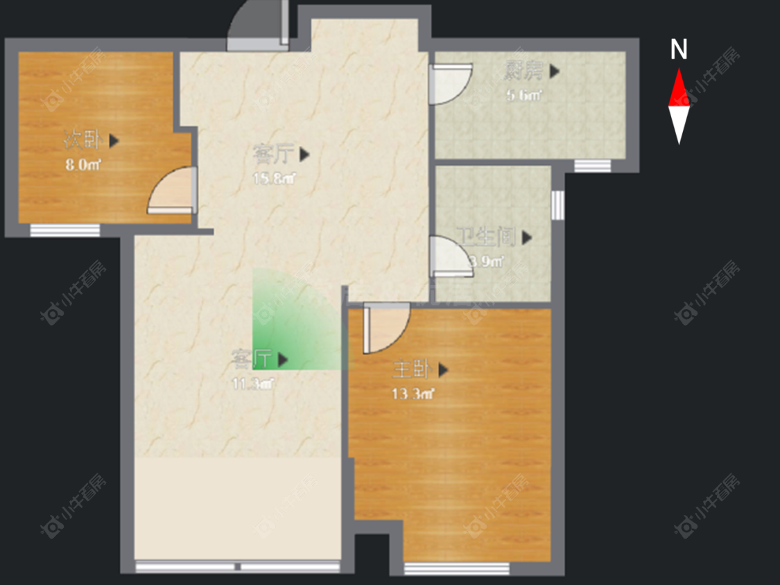 常州新城香悦半岛北区在售二手房房源户型图_小牛看房