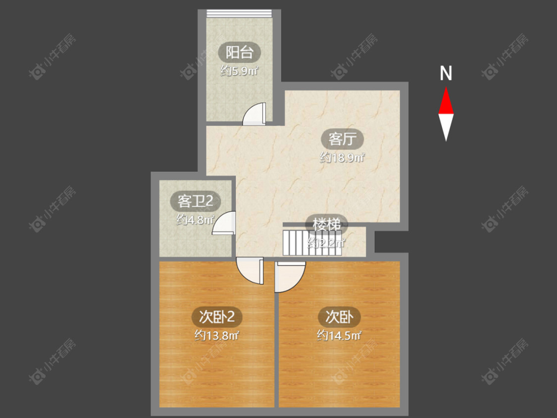 常州前桥新村在售二手房房源户型图_小牛看房