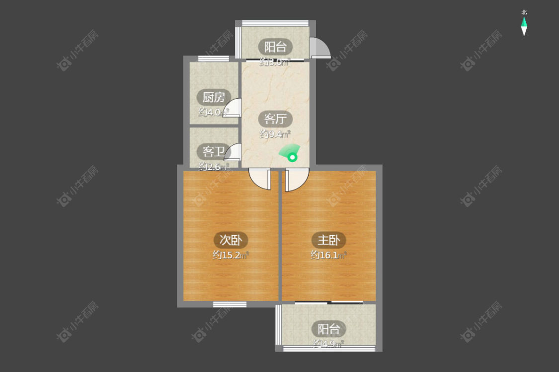 常州浦南新村在售二手房房源户型图_小牛看房