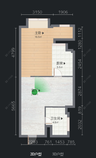 常州美吉特黄金公寓在售二手房房源户型图_小牛看房