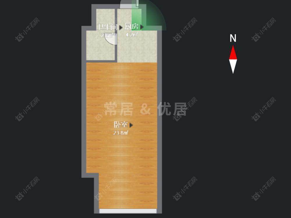 常州高力国际SOHO在售二手房房源户型图_小牛看房