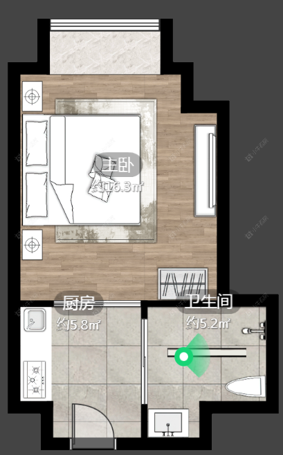 常州高力国际SOHO在售二手房房源户型图_小牛看房