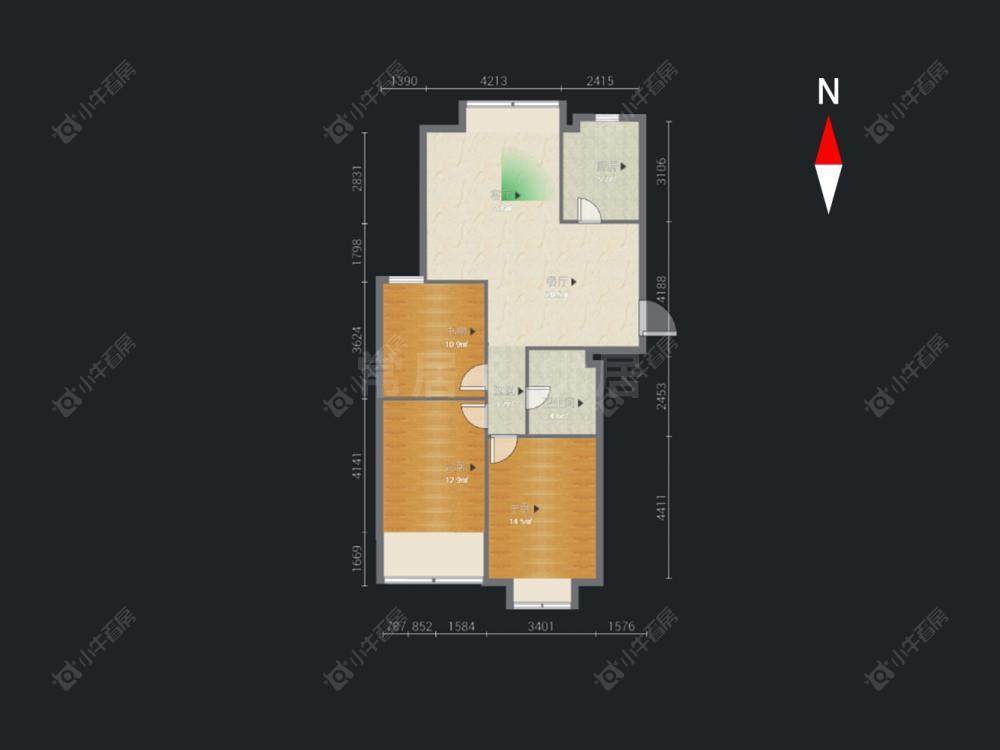 常州怡康机电广场在售二手房房源户型图_小牛看房