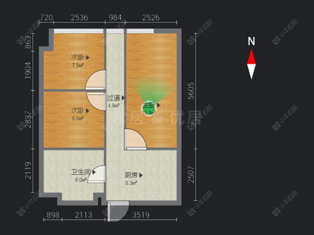 常州澳新风情街公寓3室1厅在售二手房房源图片