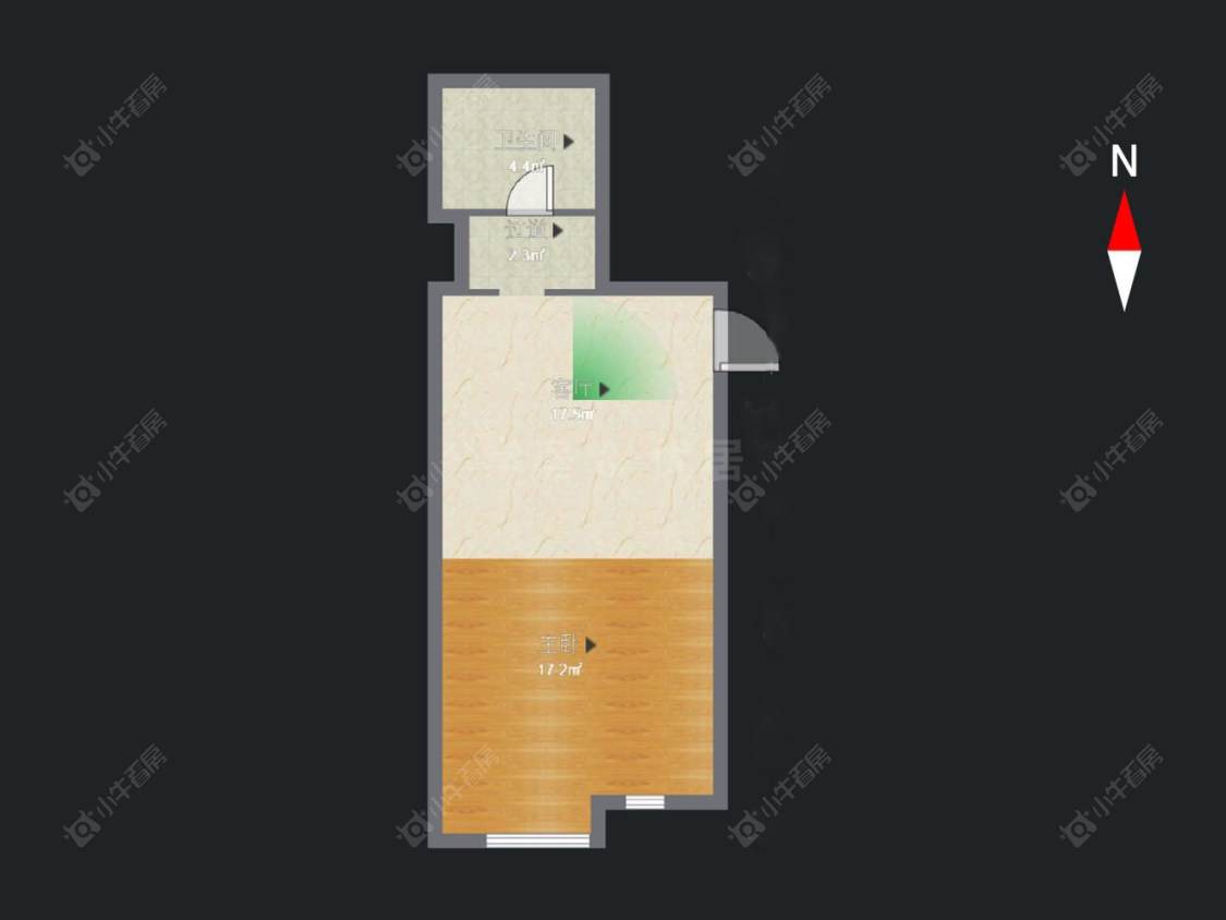 常州新城尚东区花园西区在售二手房房源户型图_小牛看房