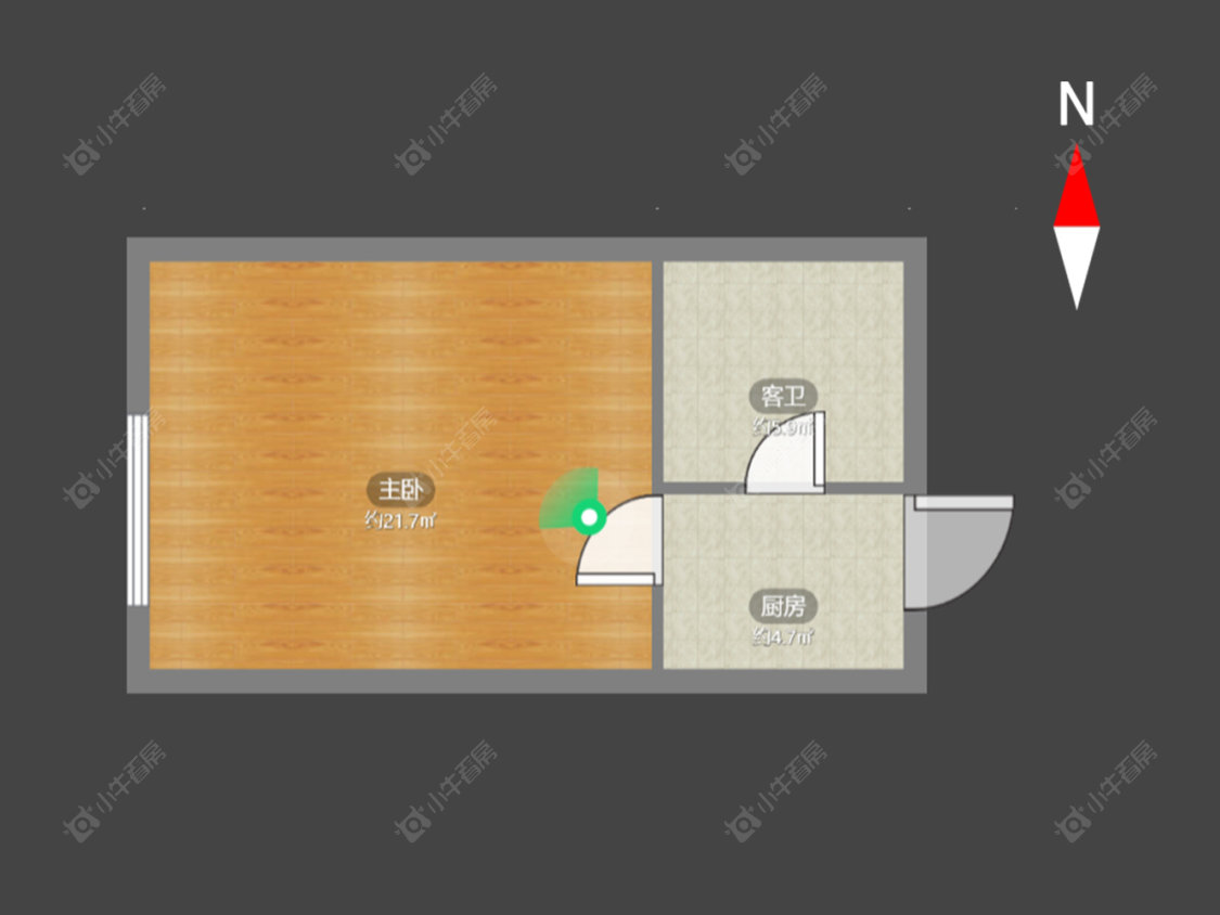常州新北万达广场在售二手房房源户型图_小牛看房