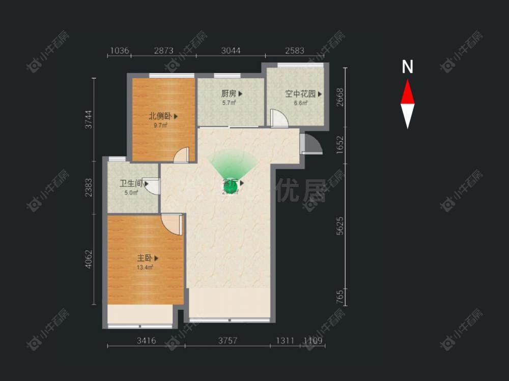 常州白马公馆在售二手房房源户型图_小牛看房