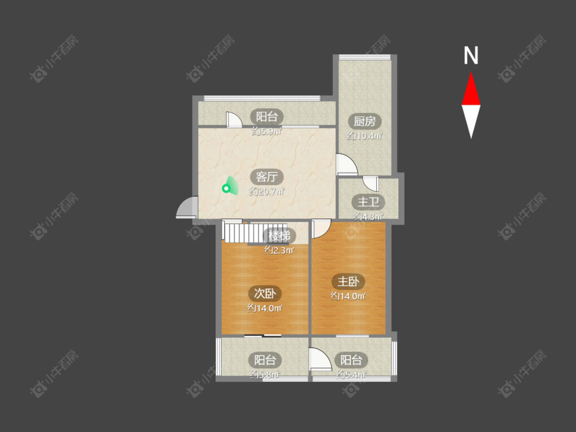 常州天皇堂弄在售二手房房源户型图_小牛看房