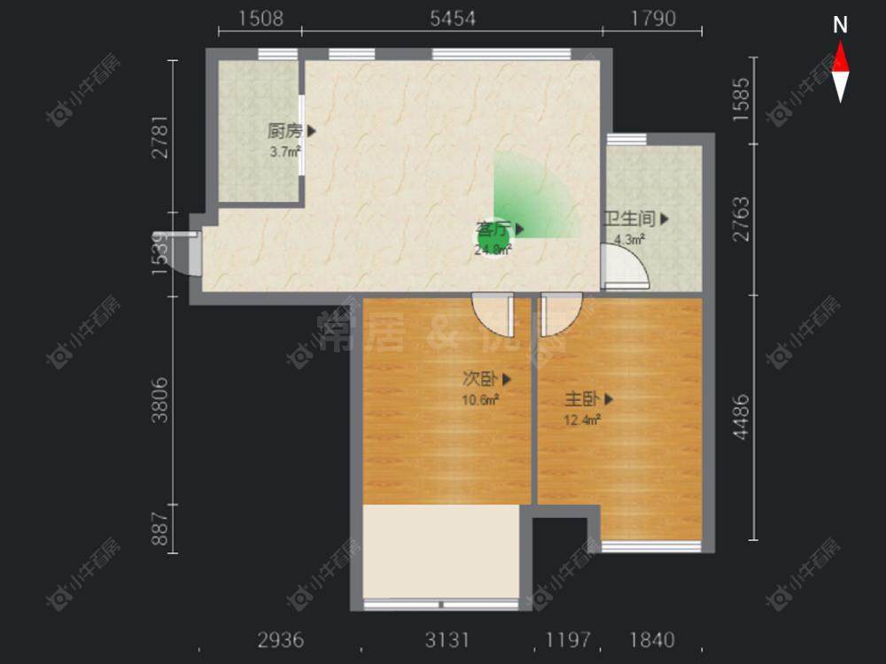 常州府河名居在售二手房房源户型图_小牛看房