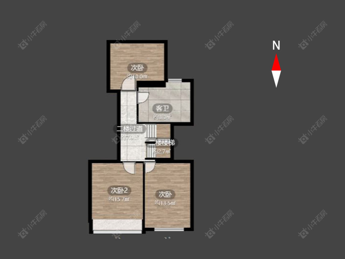 常州天禄西阆苑别墅区在售二手房房源户型图_小牛看房