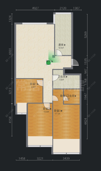 常州金谷花园在售二手房房源户型图_小牛看房