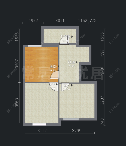 常州丽华三村南开小区在售二手房房源户型图_小牛看房