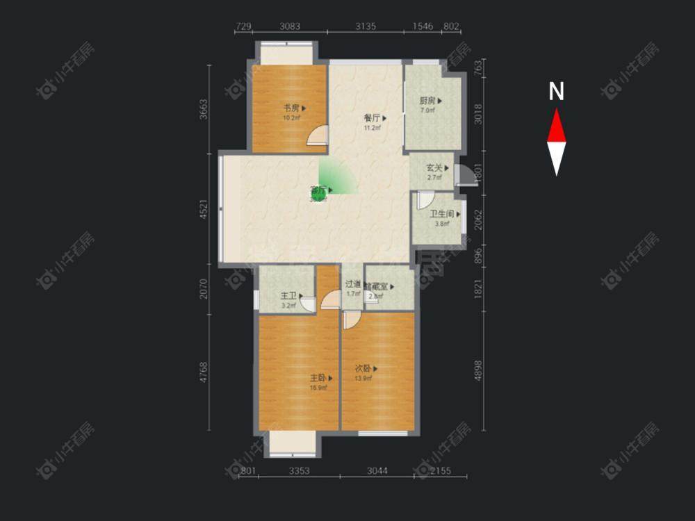 云庭公寓房源户型图 常州云庭公寓在售二手房源户型图_小牛看房