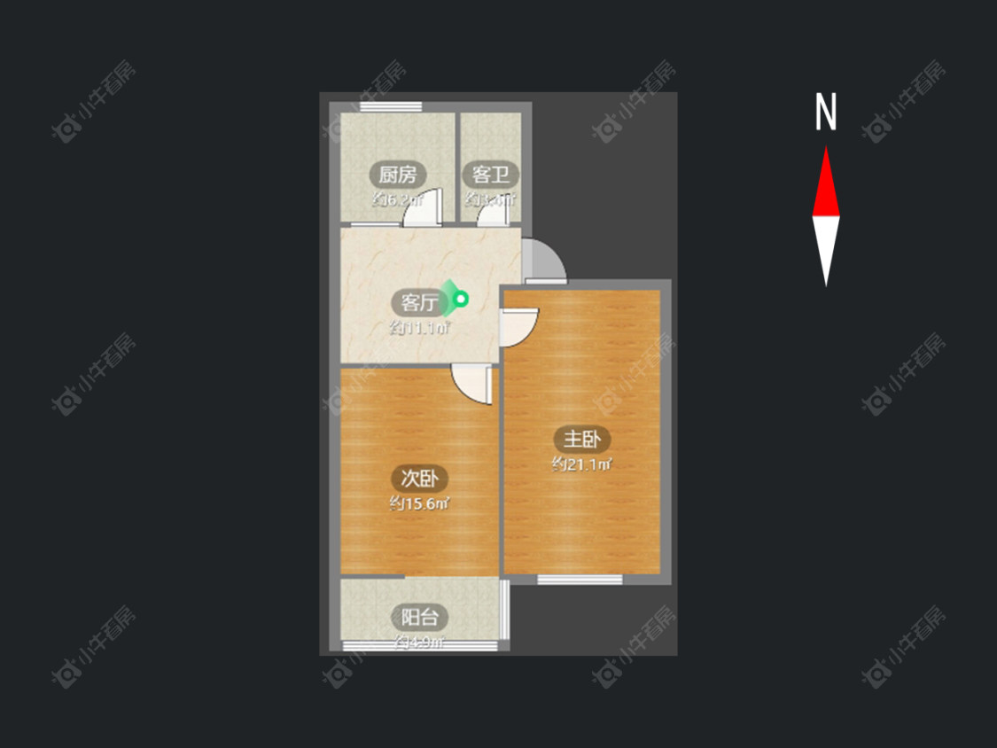 常州县北新村在售二手房房源户型图_小牛看房