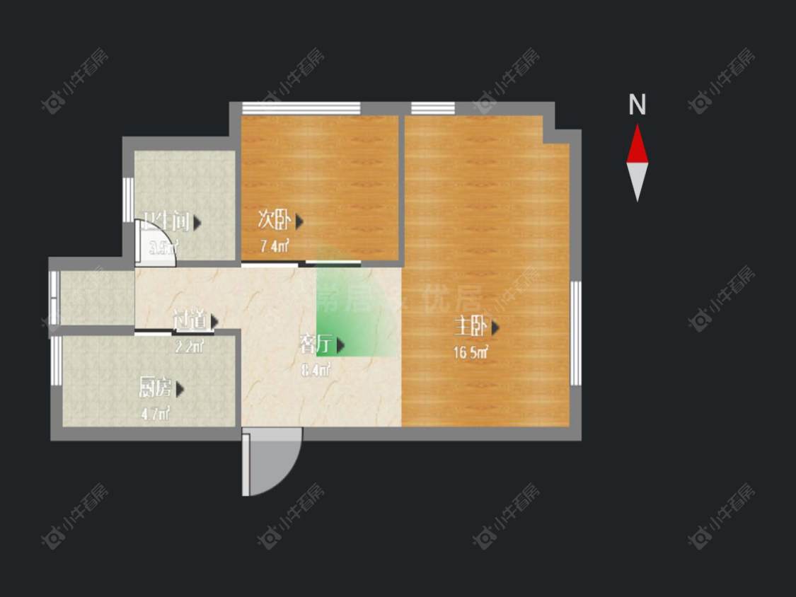 常州新北万达广场在售二手房房源户型图_小牛看房