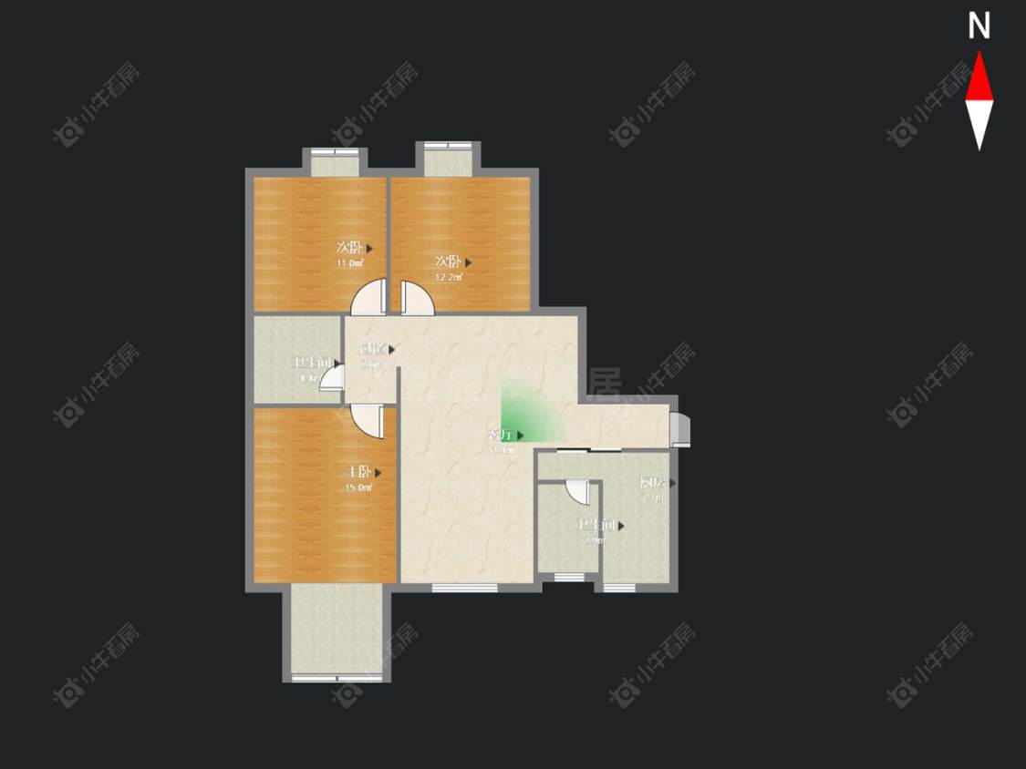 常州天禧星园在售二手房房源户型图_小牛看房