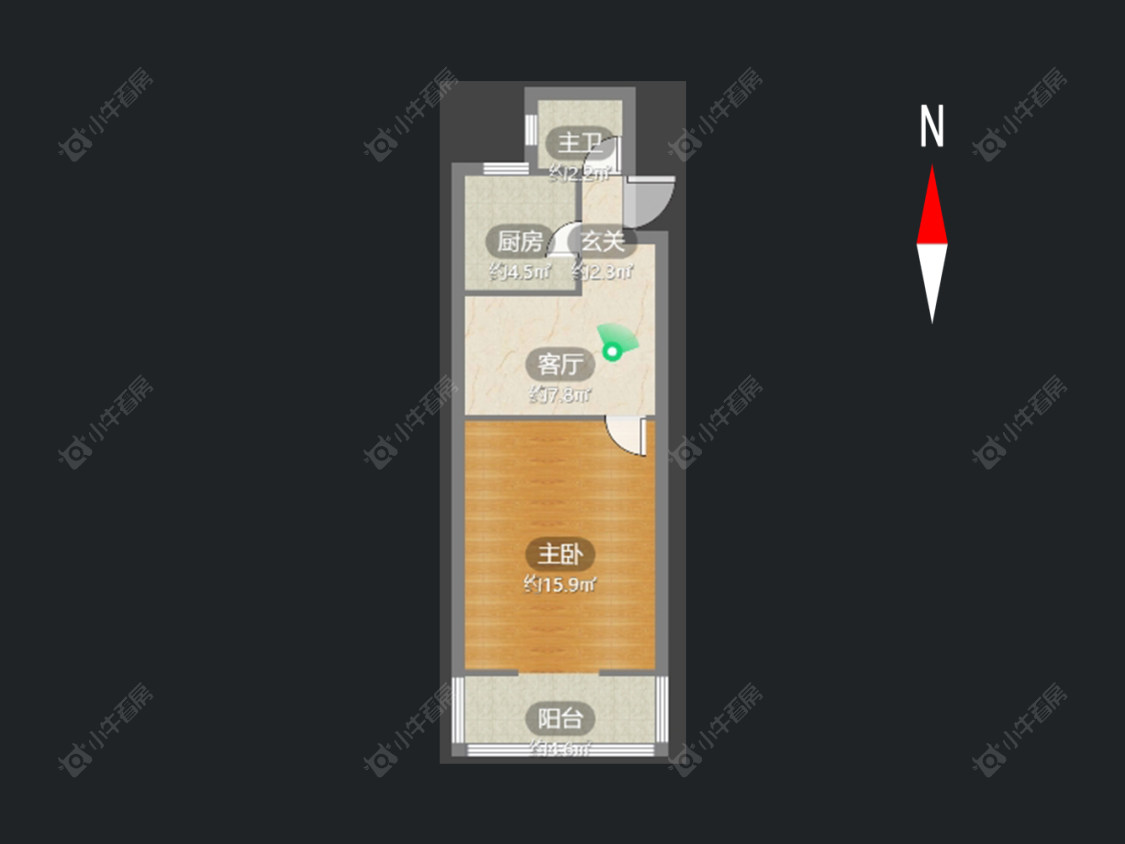 常州县北新村在售二手房房源户型图_小牛看房