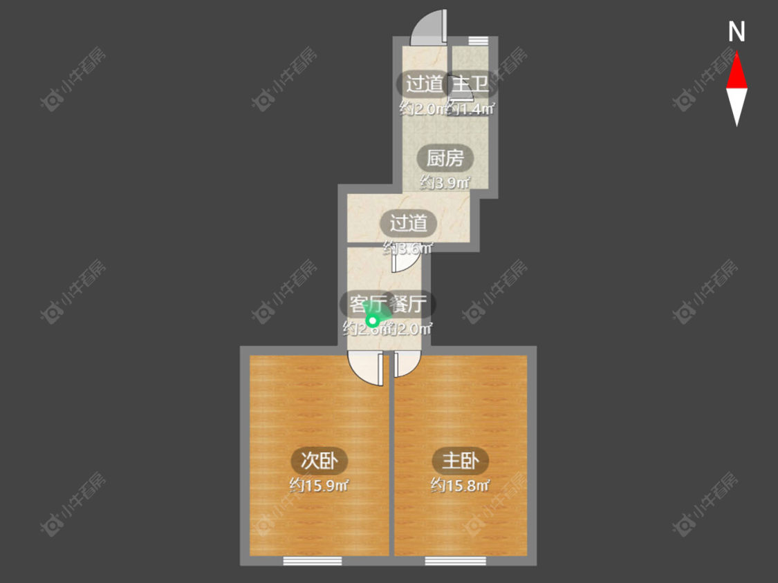 常州常钢宿舍在售二手房房源户型图_小牛看房