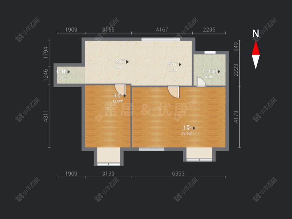 常州河景花园在售二手房房源户型图_小牛看房