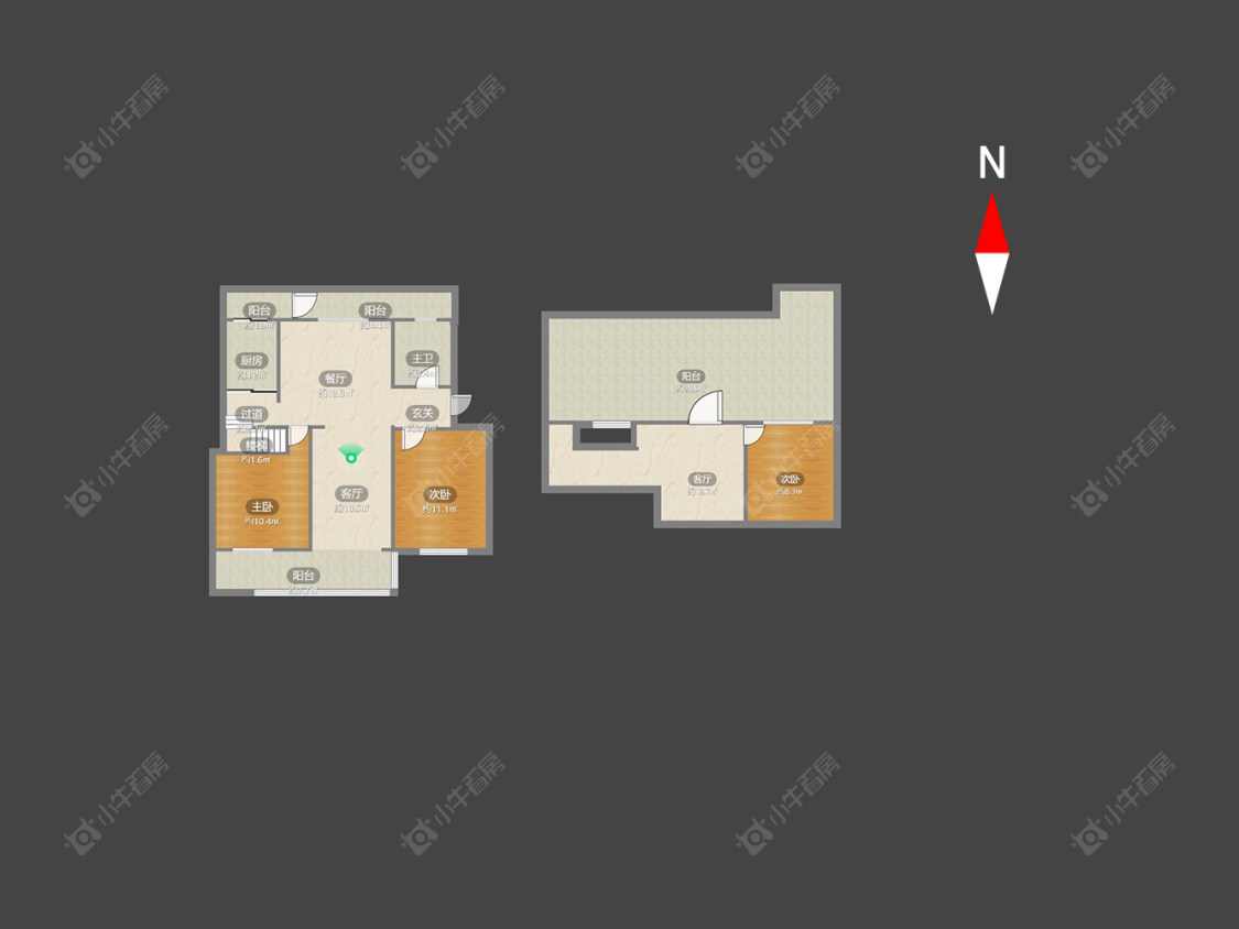 常州天皇堂弄在售二手房房源户型图_小牛看房