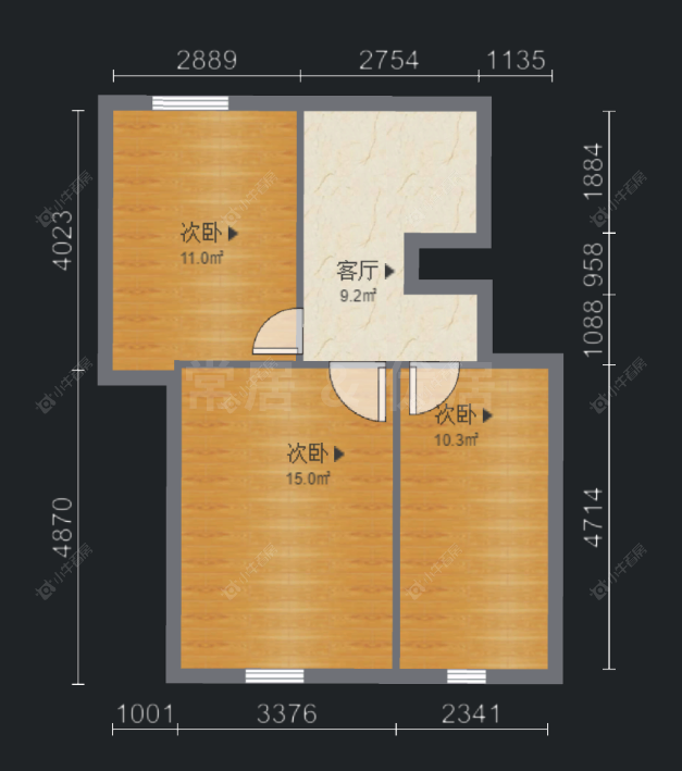 常州坛园在售二手房房源户型图_小牛看房